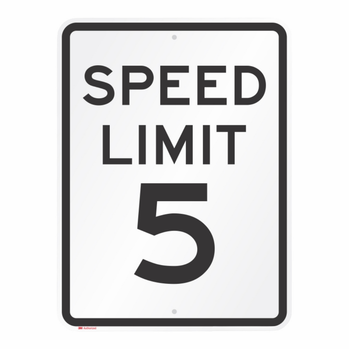 Speed Limit 80 MPH 18 x 24 3M High Intensity reflective aluminium sign