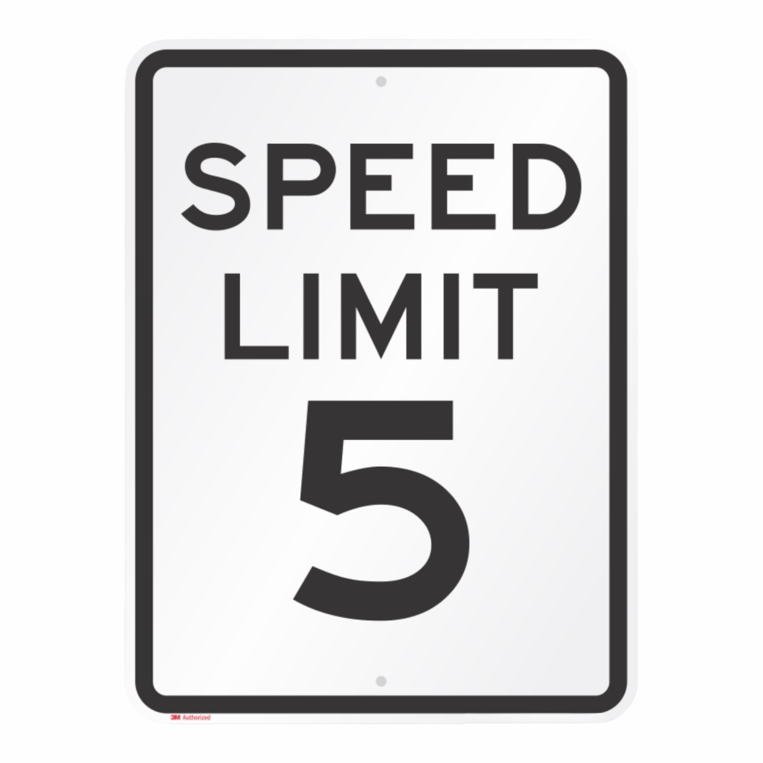 Speed Limit 80 MPH 18 x 24 3M High Intensity reflective aluminium sign