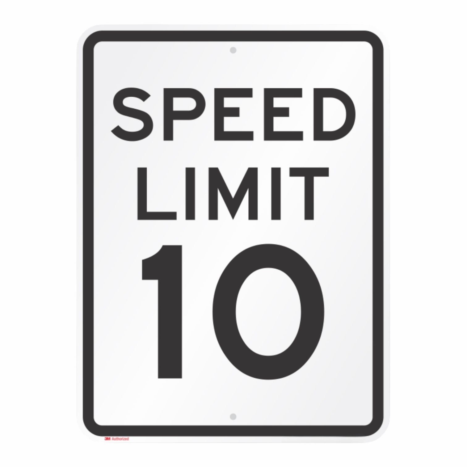 Speed Limit 85 MPH 18 x 24 3M High Intensity reflective aluminium sign