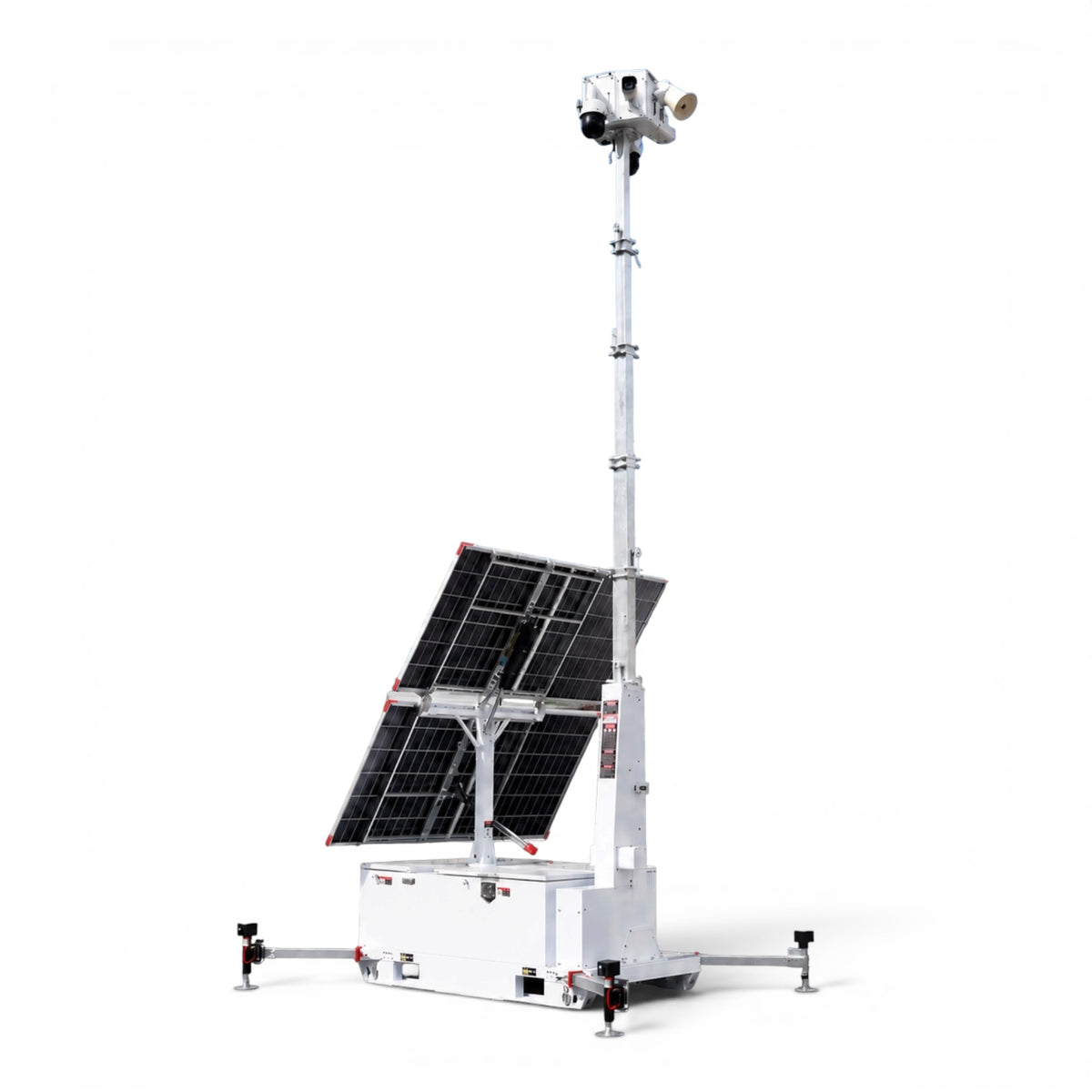 Winstar Construction Site Security Surveillance Skid-Mounted Tower